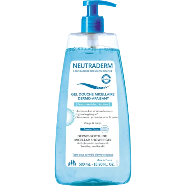 NEUTRADERM Gel Douche Micellaire Dermo Apaisant 1L