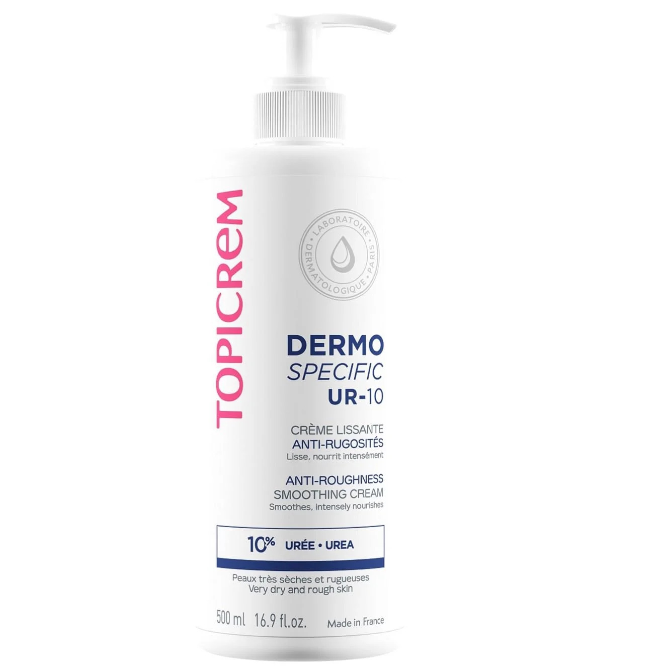 Topicrem UR-10 Crème Lissante Anti-Rugosités 500ml