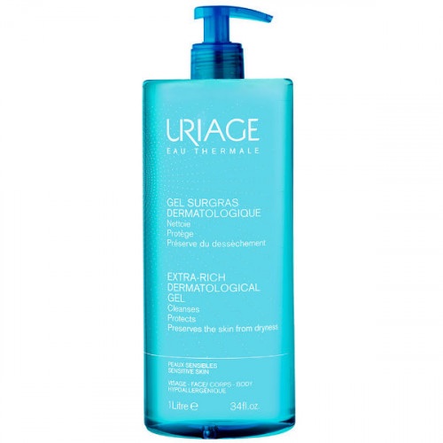 URIAGE Gel Douche Surgras Dermatologique 1L