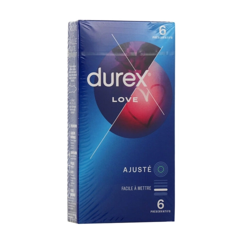 DUREX LOVE PRESERVATIFS BTE 6