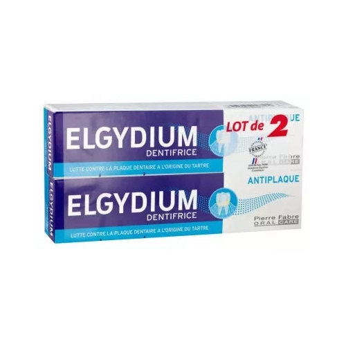 ELGYDIUM ANTI-PLAQUE LOT 2X75ML