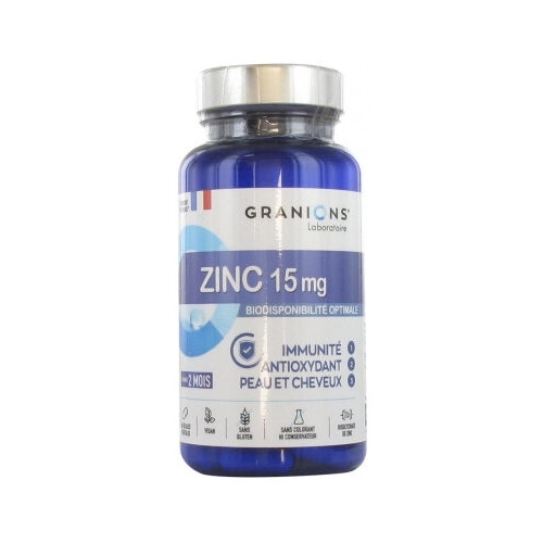GRANIONS ZINC BISGLYCINATE BT/60