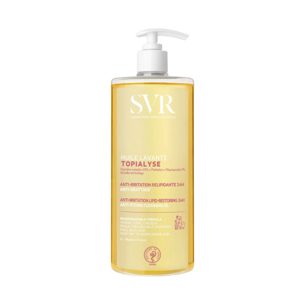 SVR Topialyse Huile Lavante Micellaire Relipidante 1L